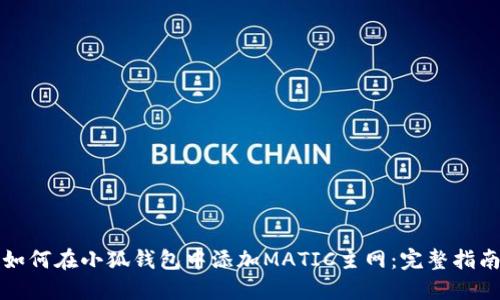 如何在小狐钱包中添加MATIC主网：完整指南